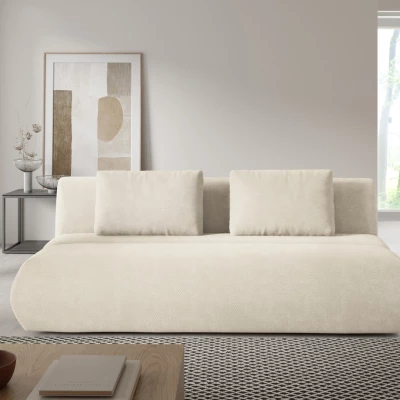 OSHAWA Zweisitzer-Schlafsofa – Creme