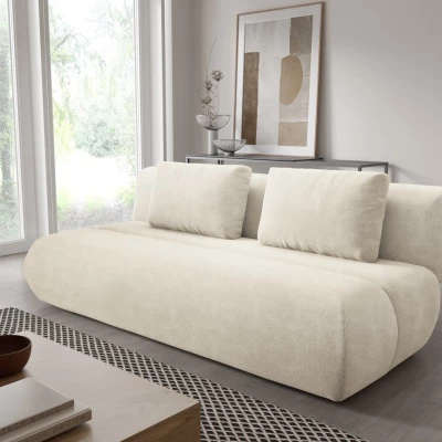 OSHAWA Zweisitzer-Schlafsofa – Creme