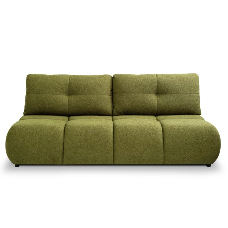 Klappbares Zweisitzer-Sofa mit Stauraum SELKIR - grün