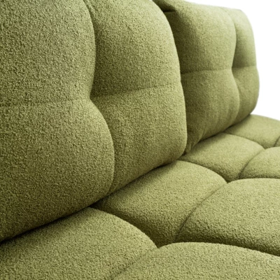 Klappbares Zweisitzer-Sofa mit Stauraum SELKIR - grün