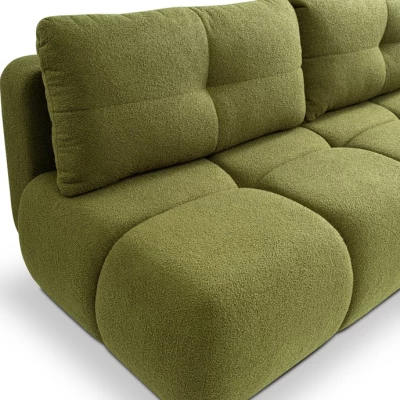 Klappbares Zweisitzer-Sofa mit Stauraum SELKIR - grün