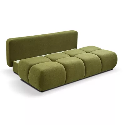 Klappbares Zweisitzer-Sofa mit Stauraum SELKIR - grün