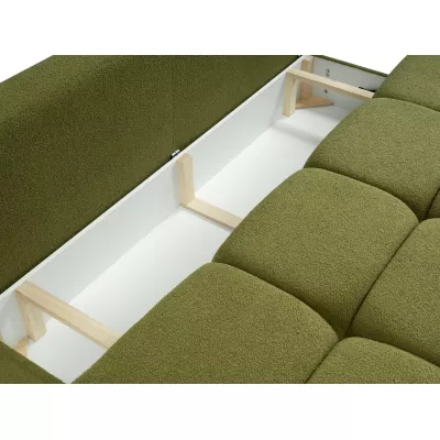Klappbares Zweisitzer-Sofa mit Stauraum SELKIR - grün