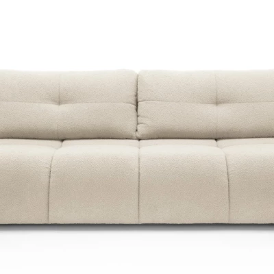 Klappbares Zweisitzer-Sofa mit Stauraum SELKIR - Winterbeige