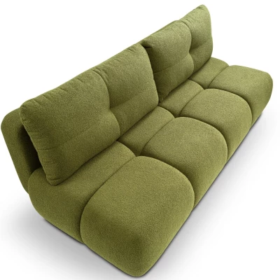 Klappbares Zweisitzer-Sofa mit Stauraum SELKIR - grün