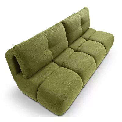 Klappbares Zweisitzer-Sofa mit Stauraum SELKIR - grün