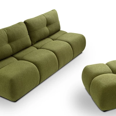 Klappbares Zweisitzer-Sofa mit Stauraum SELKIR - grün