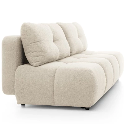 Klappbares Zweisitzer-Sofa mit Stauraum SELKIR - Winterbeige