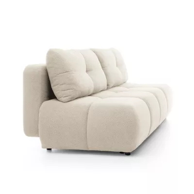 Klappbares Zweisitzer-Sofa mit Stauraum SELKIR - Winterbeige