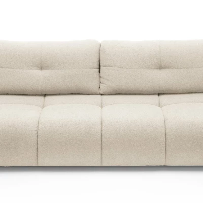 Klappbares Zweisitzer-Sofa mit Stauraum SELKIR - Winterbeige