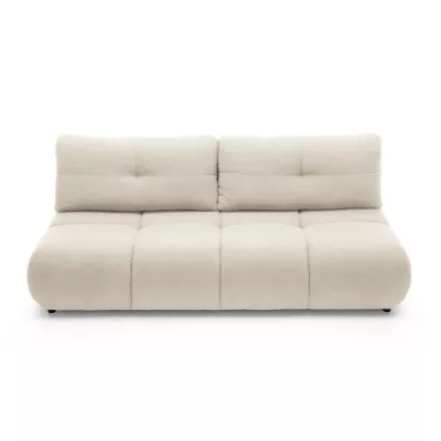 Klappbares Zweisitzer-Sofa mit Stauraum SELKIR - Winterbeige