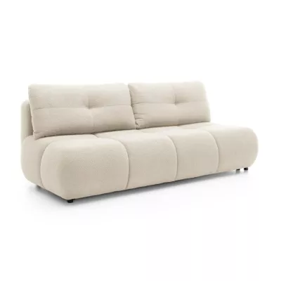 Klappbares Zweisitzer-Sofa mit Stauraum SELKIR - Winterbeige