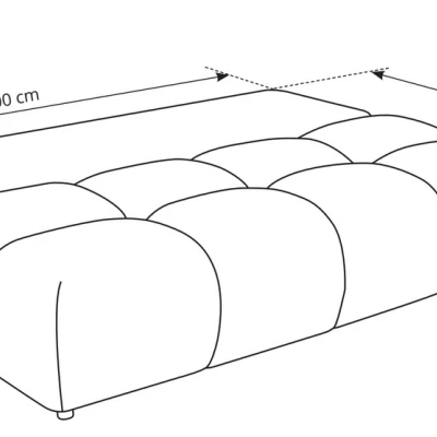 Klappbares Zweisitzer-Sofa mit Stauraum SELKIR - grün