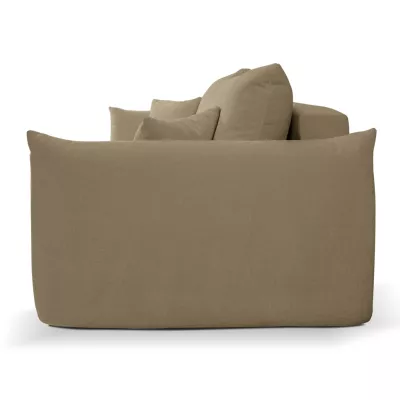 Zweisitzer-Sofa mit Stauraum SUDBURY - Cappuccino