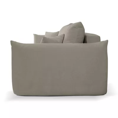 Zweisitzer-Sofa mit Stauraum SUDBURY - Dunkelgrau