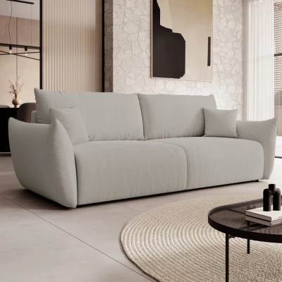 Zweisitzer-Sofa mit Stauraum SUDBURY - silber