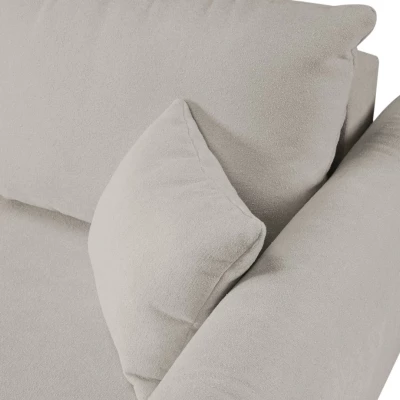 Zweisitzer-Sofa mit Stauraum SUDBURY - silber