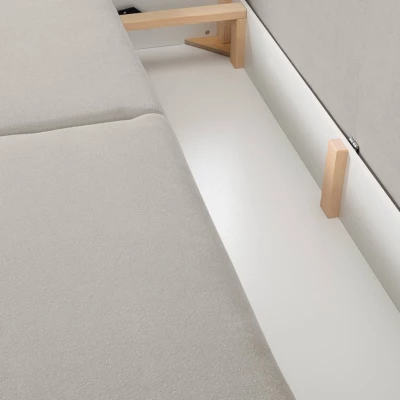 Zweisitzer-Sofa mit Stauraum SUDBURY - silber