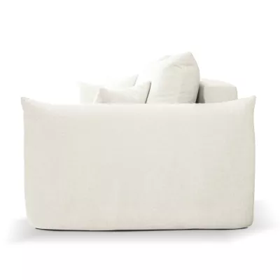 Zweisitzer-Sofa mit Stauraum SUDBURY - weiß