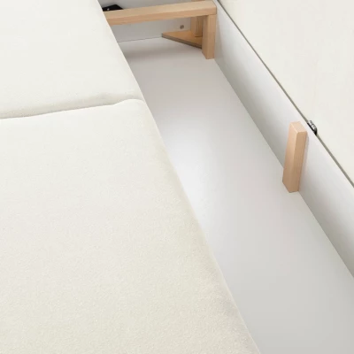 Zweisitzer-Sofa mit Stauraum SUDBURY - weiß
