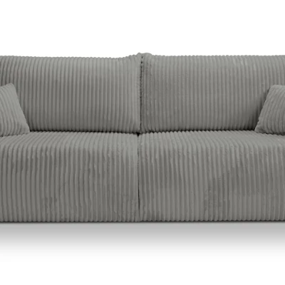 Zweisitzer-Sofa mit Stauraum SUDBURY - Stahlgrau