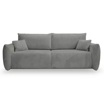 Zweisitzer-Sofa mit Stauraum SUDBURY - Stahlgrau