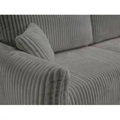 Zweisitzer-Sofa mit Stauraum SUDBURY - Stahlgrau