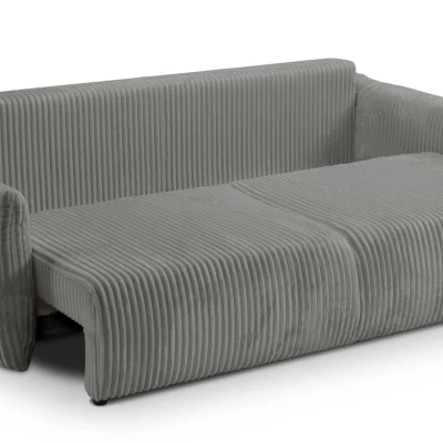 Zweisitzer-Sofa mit Stauraum SUDBURY - Stahlgrau