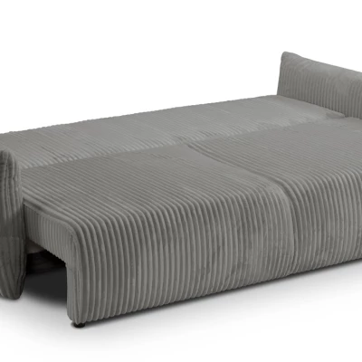 Zweisitzer-Sofa mit Stauraum SUDBURY - Stahlgrau