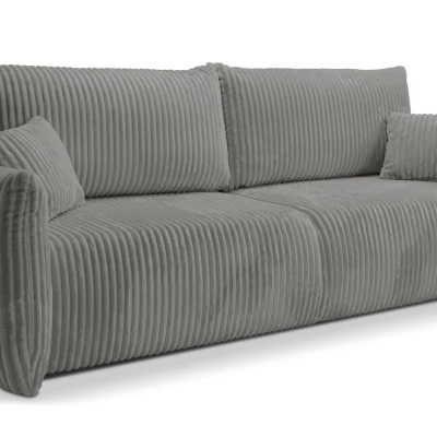 Zweisitzer-Sofa mit Stauraum SUDBURY - Stahlgrau