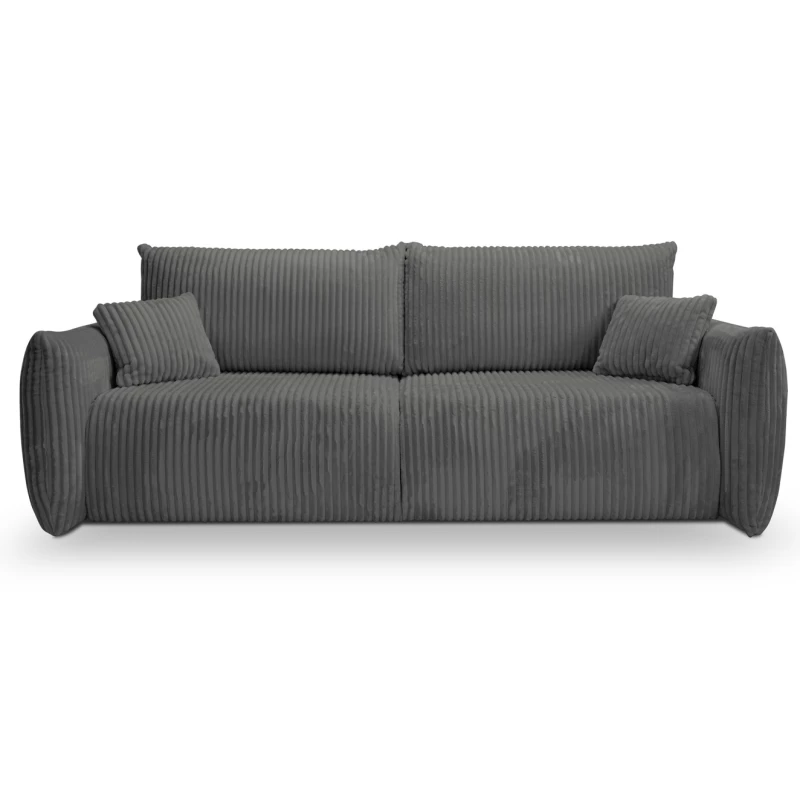 Zweisitzer-Sofa mit Stauraum SUDBURY - Dunkelasche