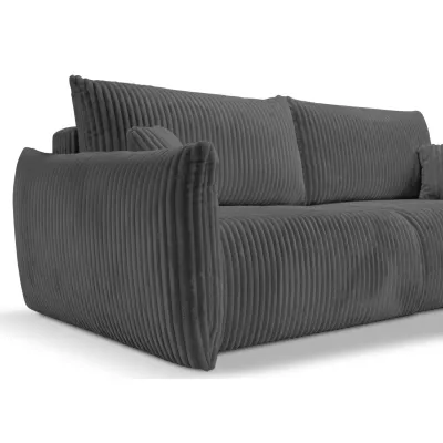 Zweisitzer-Sofa mit Stauraum SUDBURY - Dunkelasche