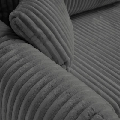 Zweisitzer-Sofa mit Stauraum SUDBURY - Dunkelasche