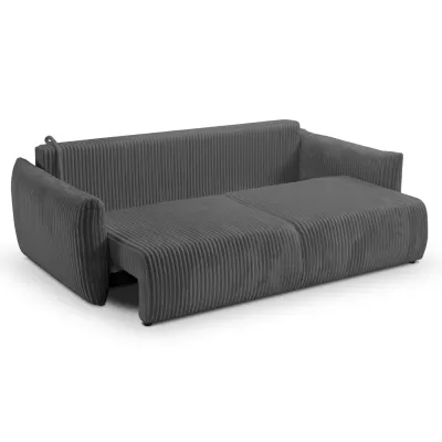 Zweisitzer-Sofa mit Stauraum SUDBURY - Dunkelasche