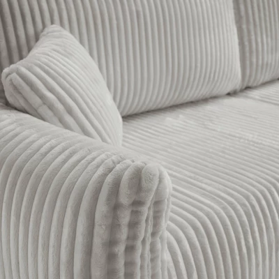 Zweisitzer-Sofa mit Stauraum SUDBURY - grau