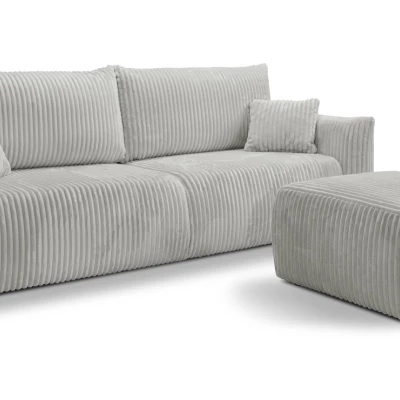 Zweisitzer-Sofa mit Stauraum SUDBURY - grau