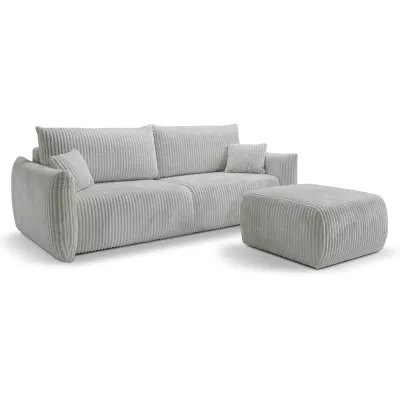 Zweisitzer-Sofa mit Stauraum SUDBURY - grau