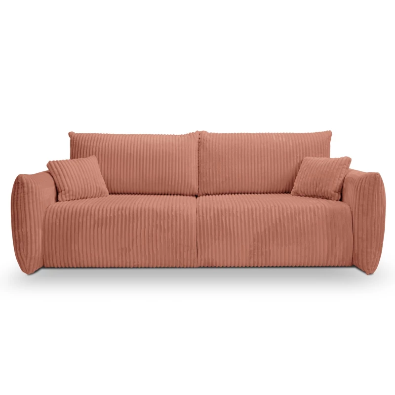 Zweisitzer-Sofa mit Stauraum, Sudbury - rosa