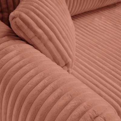 Zweisitzer-Sofa mit Stauraum, Sudbury - rosa