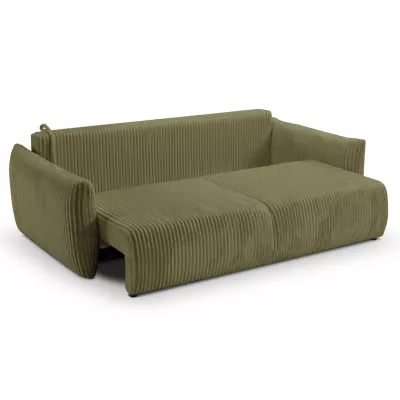 Zweisitzer-Sofa mit Stauraum, Sudbury - Olivgrün