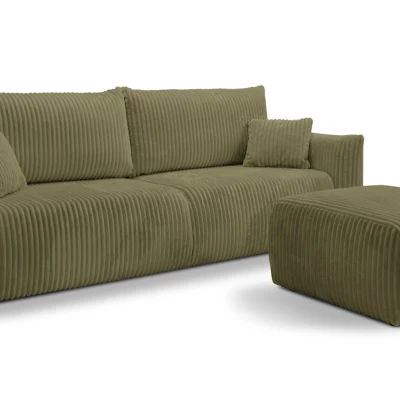 Zweisitzer-Sofa mit Stauraum, Sudbury - Olivgrün