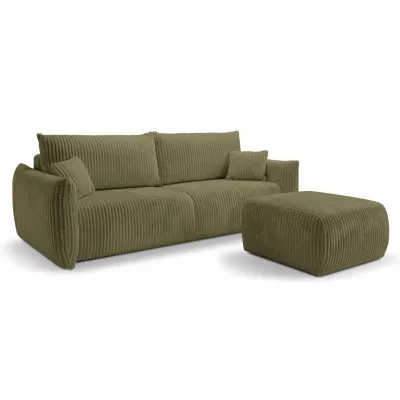 Zweisitzer-Sofa mit Stauraum, Sudbury - Olivgrün
