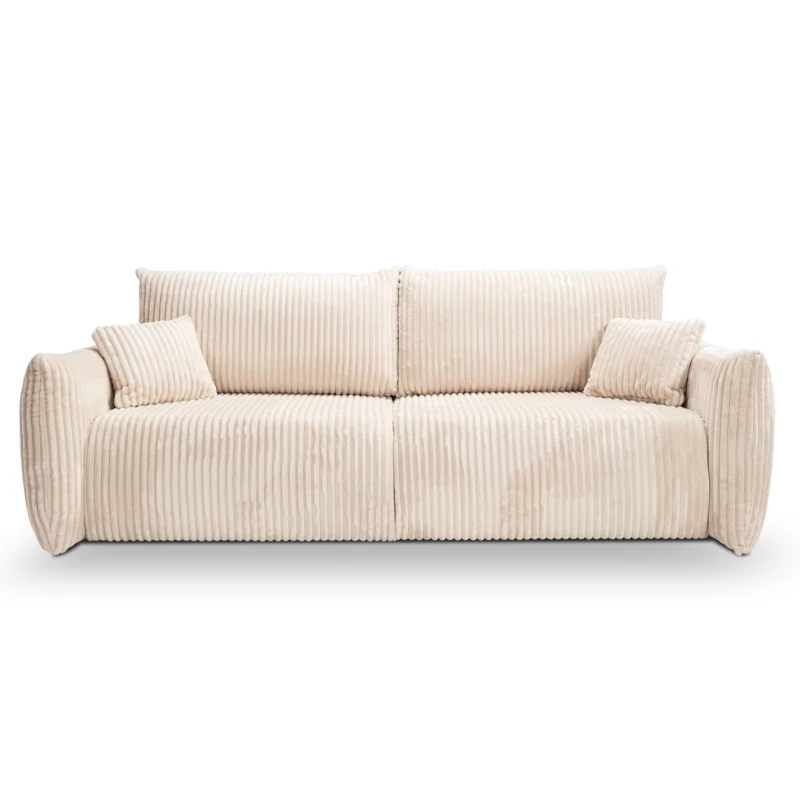 Zweisitzer-Sofa mit Stauraum, Sudbury – Creme