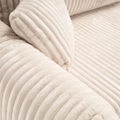 Zweisitzer-Sofa mit Stauraum, Sudbury – Creme