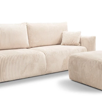 Zweisitzer-Sofa mit Stauraum, Sudbury – Creme