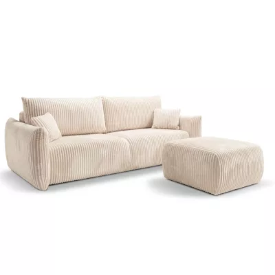 Zweisitzer-Sofa mit Stauraum, Sudbury – Creme