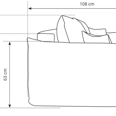 Zweisitzer-Sofa mit Stauraum, Sudbury - Olivgrün