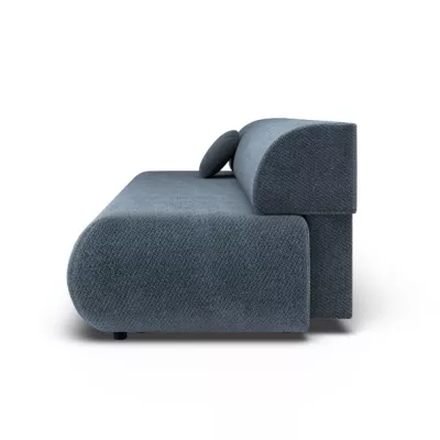 Dreisitzer-Schlafsofa mit Stauraum SURREY - blau