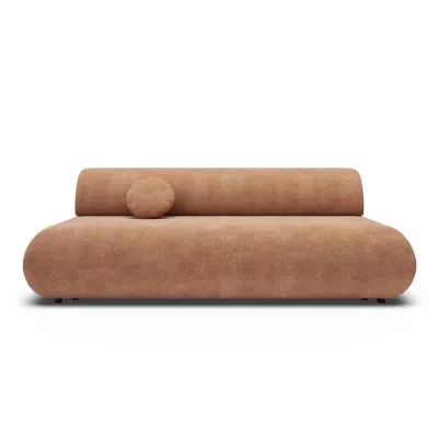 Dreisitzer-Schlafsofa mit Stauraum SURREY - hellbraun