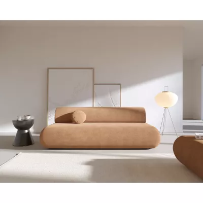 Dreisitzer-Schlafsofa mit Stauraum SURREY - hellbraun